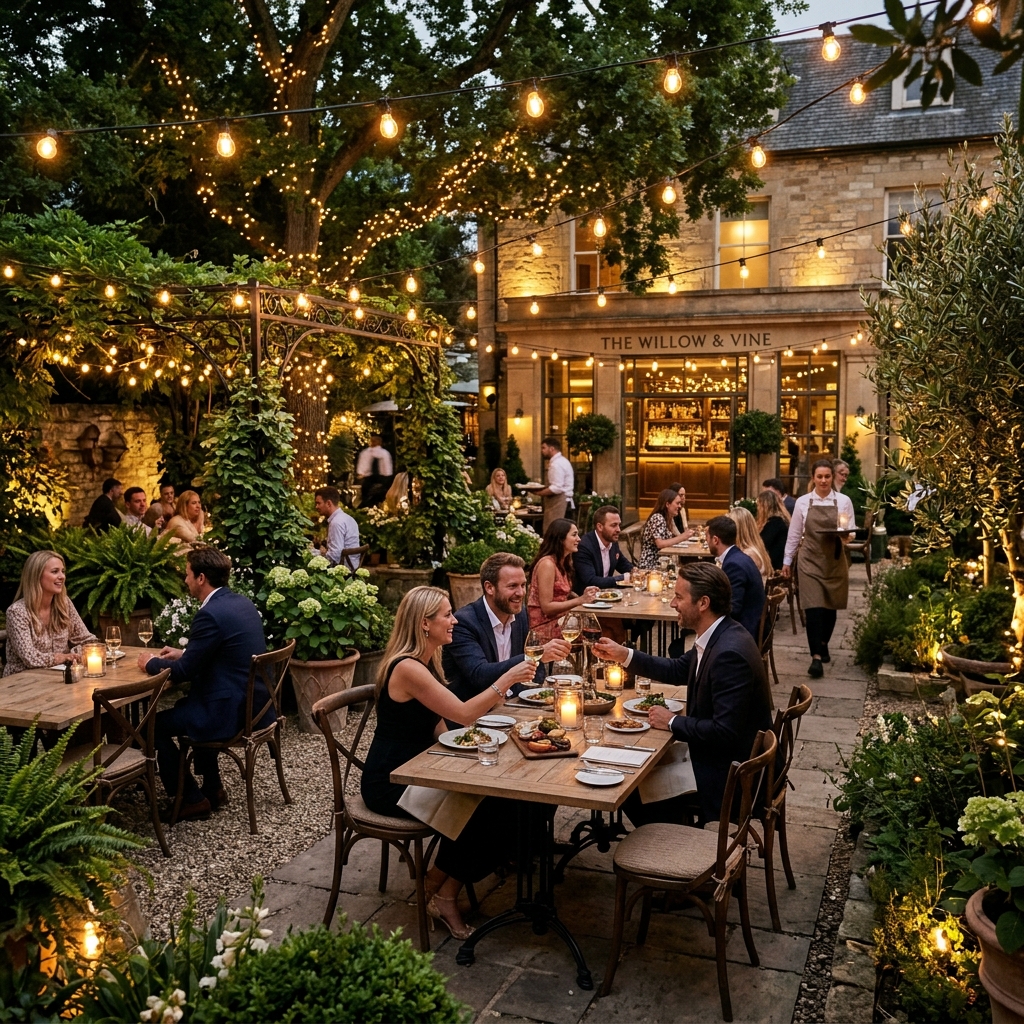 Garden By Le Lion açık hava bahçesi ve romantik date alanı